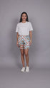 OWO The Label Women Shorts, Half Pant For Women Stripe Print, Best Quality Shorts (OTLWS11)